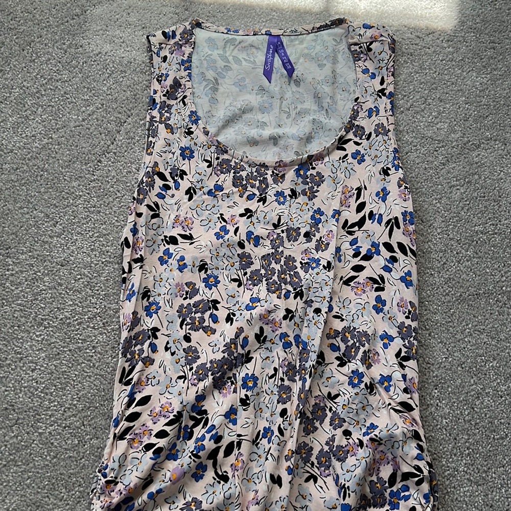 Floral Fitted Maternity Dress
